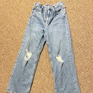 Girls H&M wide leg jeans